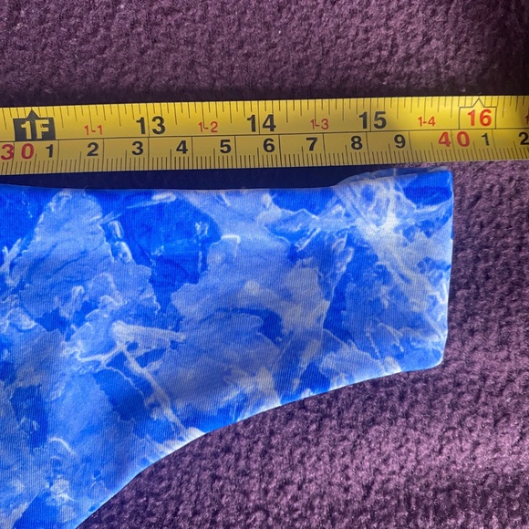 Fused Hawaii size Medium Bikini bottom blues and white - Picture 8 of 13